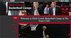 Desktop Screenshot of mickcroninbasketballcamps.com